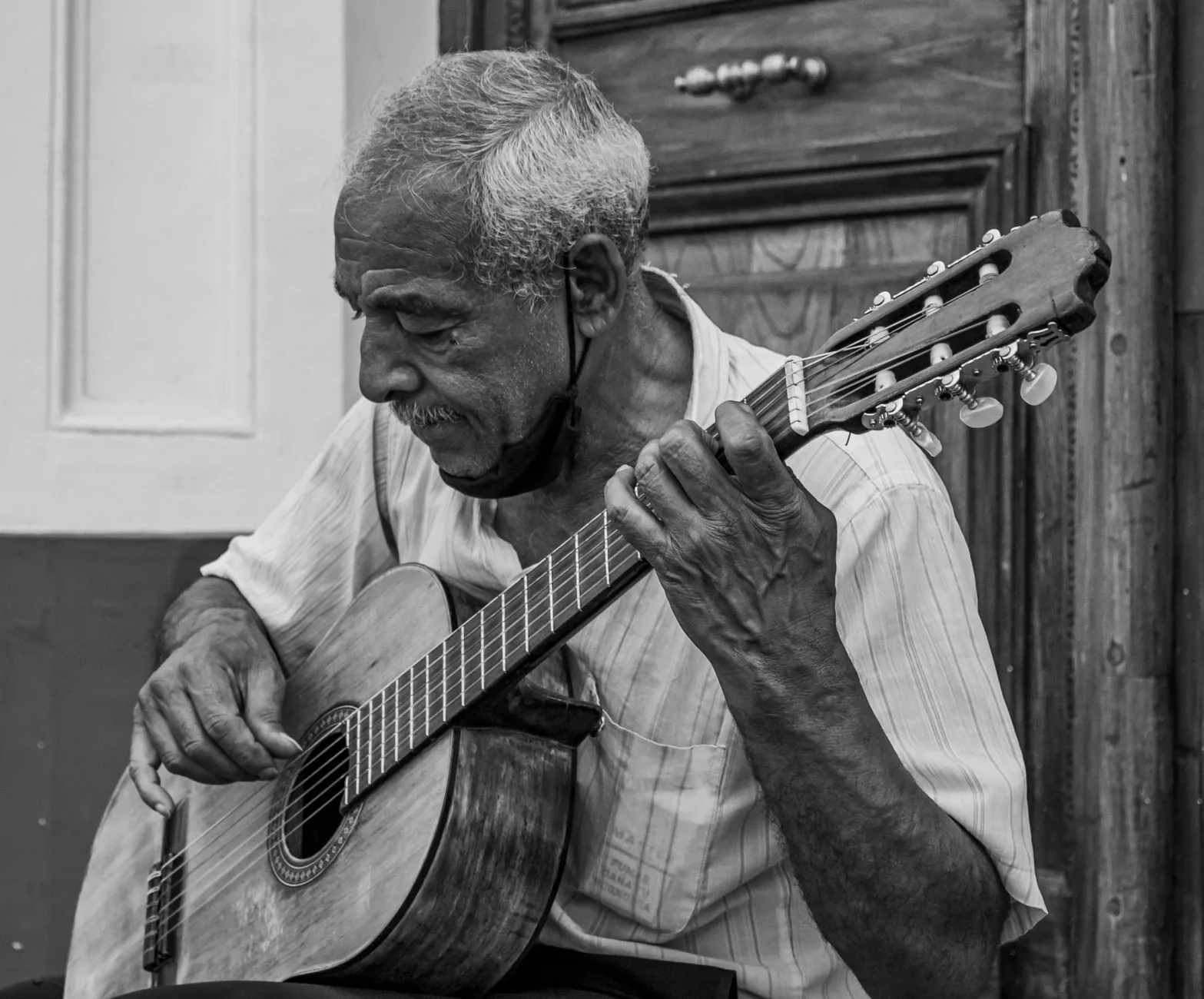 Musicien cubain jouant de la guitare Musicien cubain jouant de la guitare